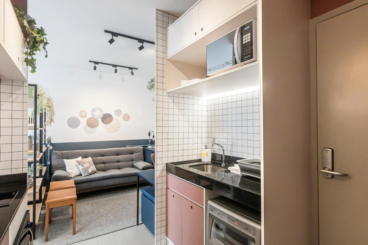Studio Charme Vila Mariana Com Lava Loucas Apartment São Paulo Ngoại thất bức ảnh